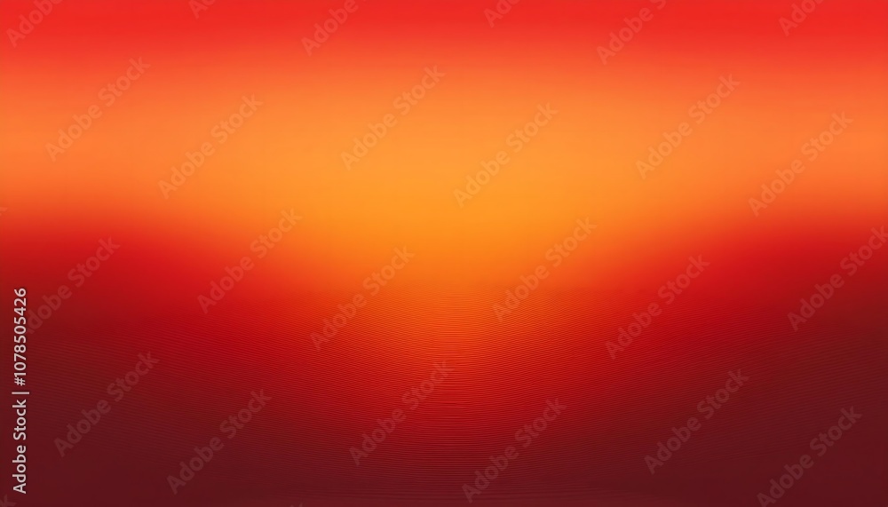 Poster ombre design from red to orange with a soft effect