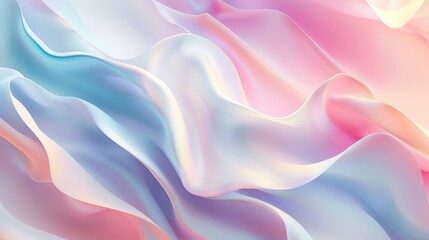 Obraz premium An abstract design with flowing lines and pastel colors.