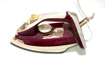 Old Electric steam iron broken