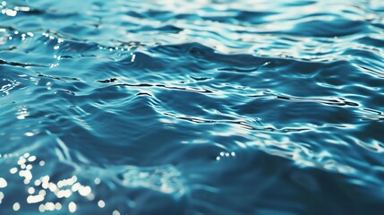 Close up of ripples on the surface of the water.