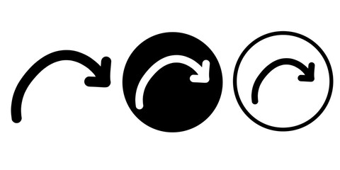 Arrows vectors icon set