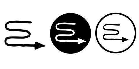 Arrows vectors icon set