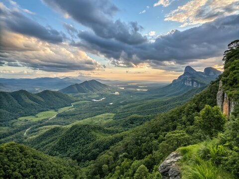 Expansive Panoramic View of Natural Landscapes with Whippits in Focus, Capturing the Essence of Adventure and Exploration in Stunning Detail