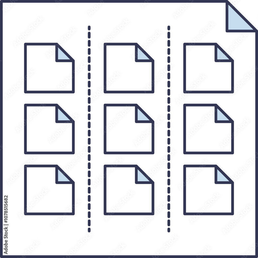 Poster grid of documents symbolizing task organization in agiletasksystem.