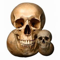Obraz premium Ampersand made of skull
