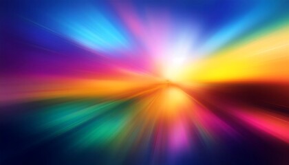 Blur effect with bright color combination