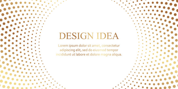 Modern geometric luxury white background or header for business or presentation or greeting card with golden geometric art.
