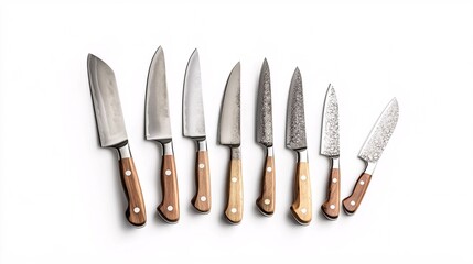Fototapeta premium set of kitchen knives