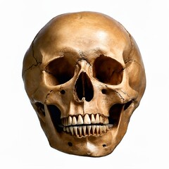 Letter O made of skull