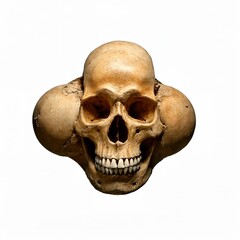 Obraz premium Plus sign made of skull