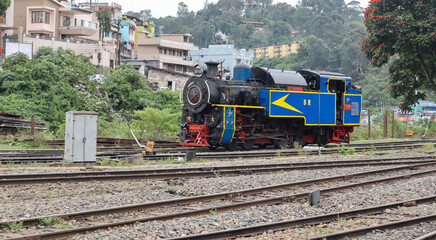 The Iconic Steam Engine of the famous Nilgiris Mountain Toy train is a UNESCO World Heritage site...