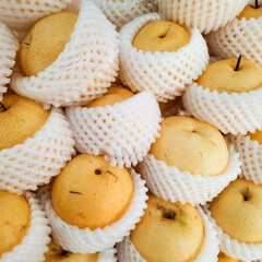Pears sold at Kalawai Mart, Manokwari, West Papua