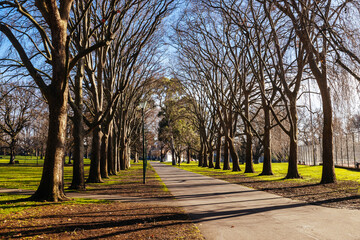Carlton Gardens in Melbourne Australia