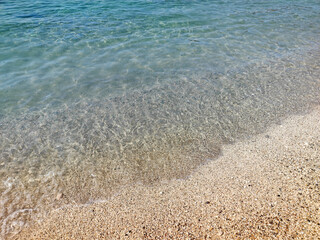 Parga town on the seashore of Ionian Sea, Greece