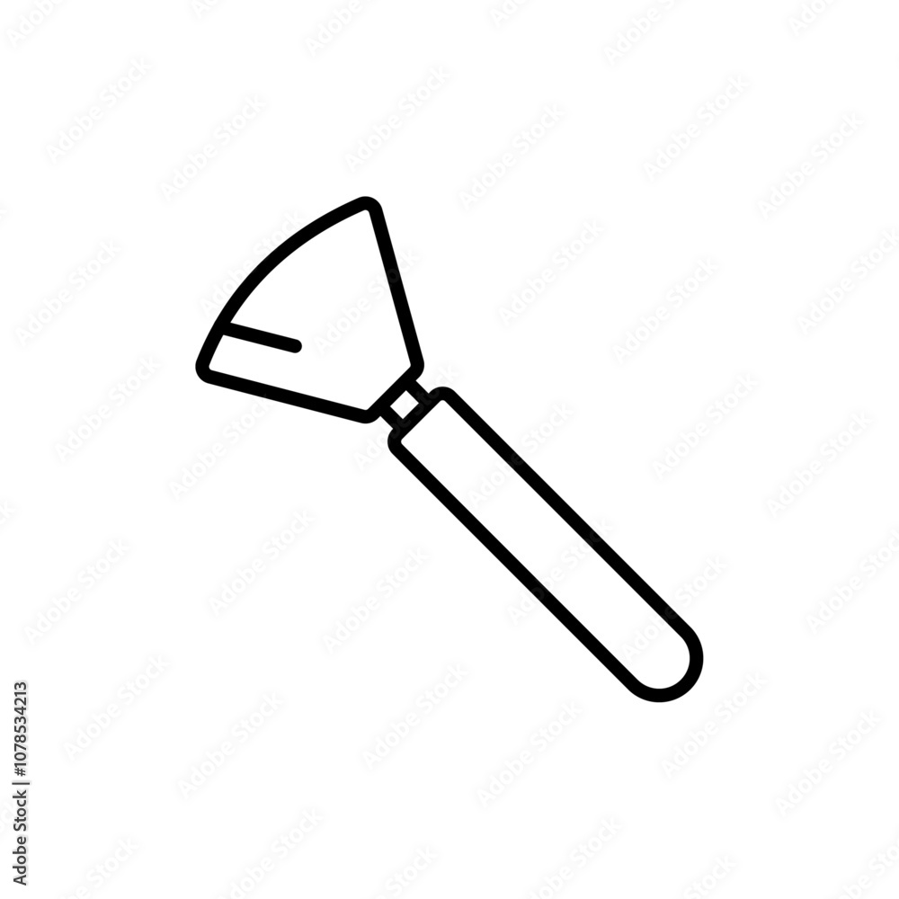 Aufkleber Brush icon Outline vector for web ui