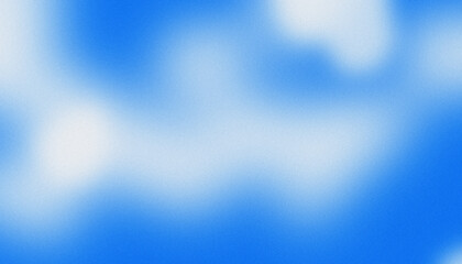 Blue background with white clouds. blue color gradient background. blue color texture backdrop....
