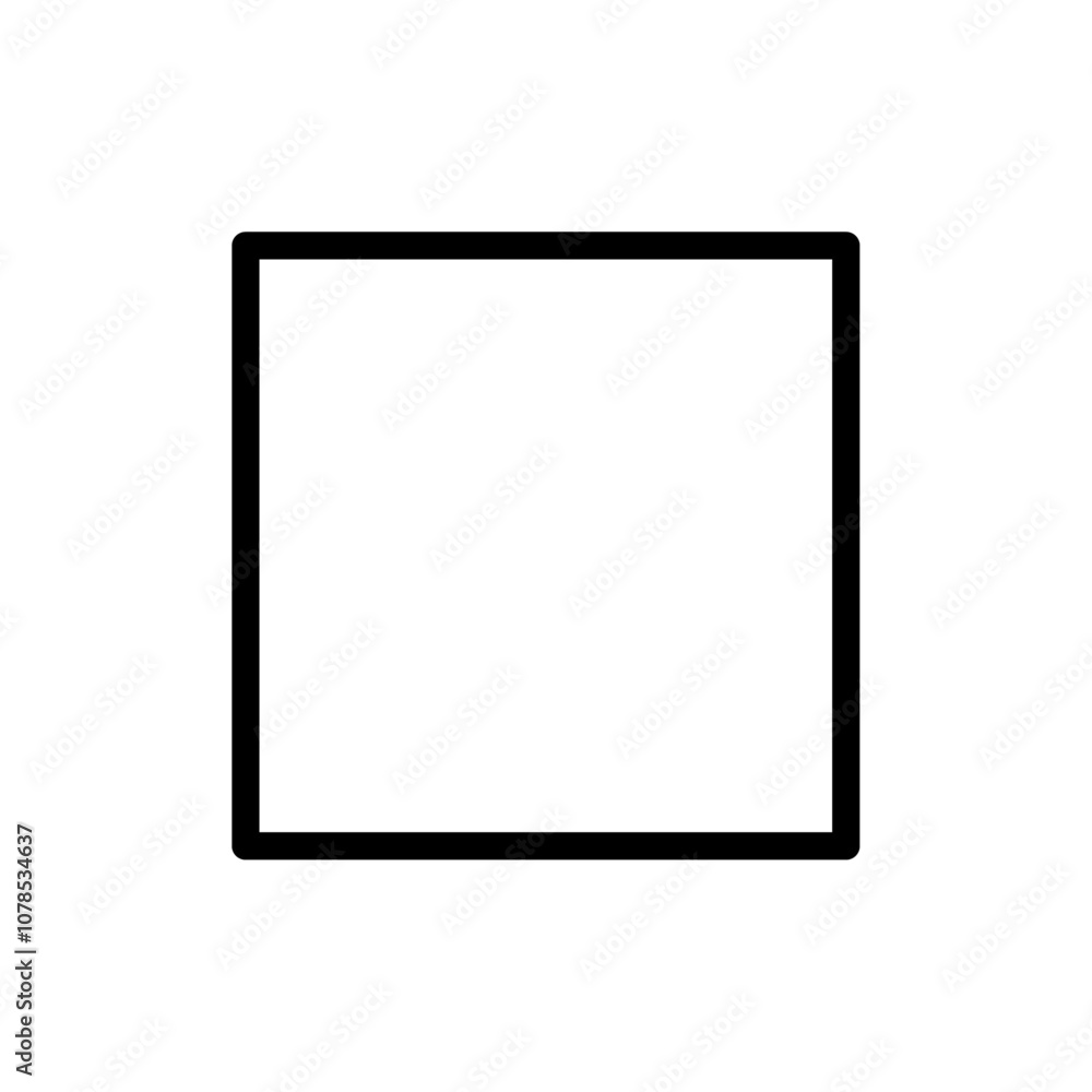Fototapete checkbox icon outline vector for web ui