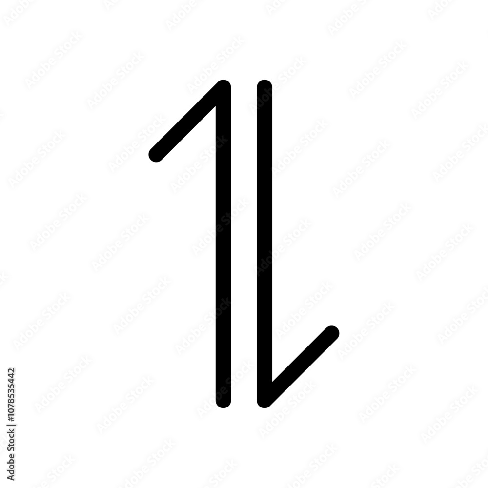 Poster data transfer icon outline vector for web ui