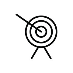 dart icon Outline vector for web ui