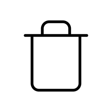 recommend clip art: Delete icon Outline vector for web ui
