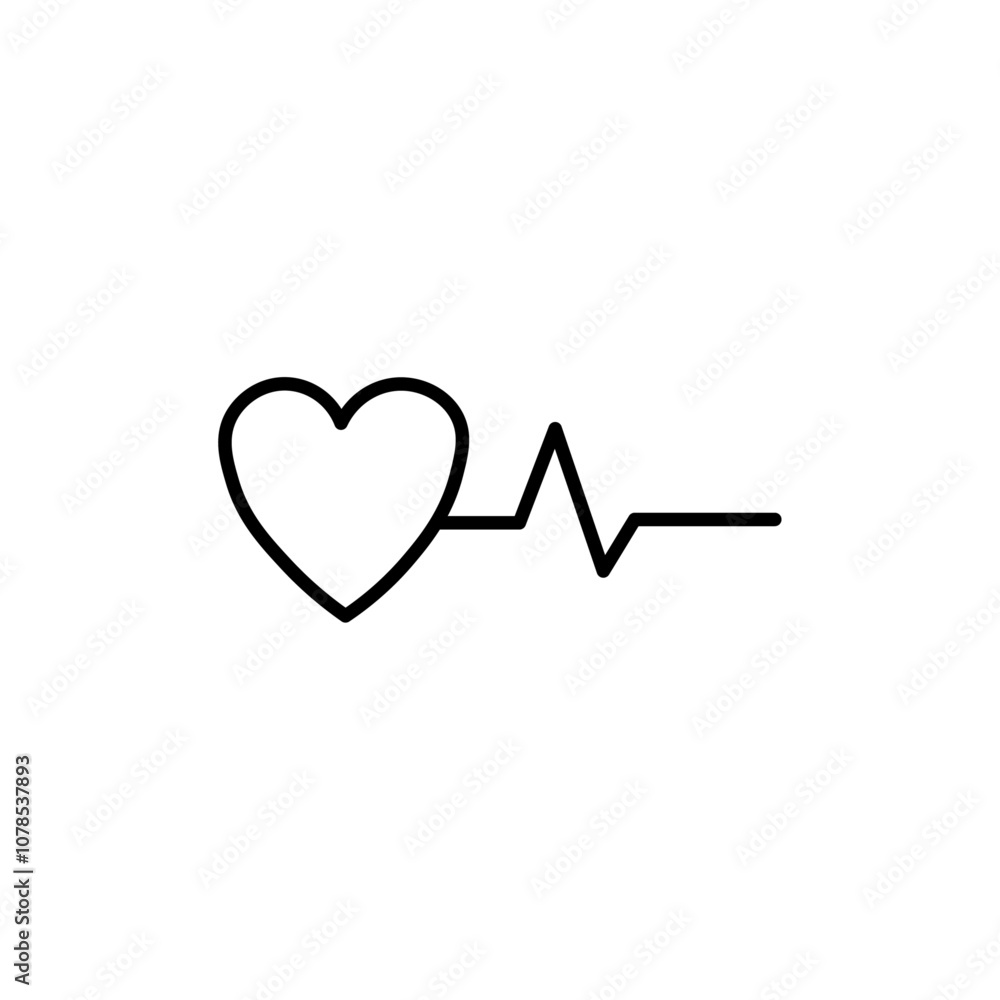 Aufkleber good health icon outline vector for web ui