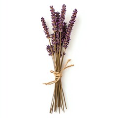 Obraz premium Beautiful lavender bouquet, perfect for decoration and aromatherapy.