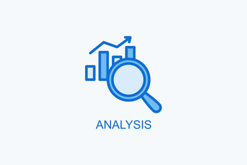 Analysis Vector Icon Or Logo Illustration