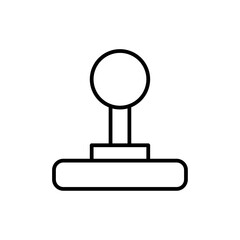 Joystick Icon Outline vector for web ui