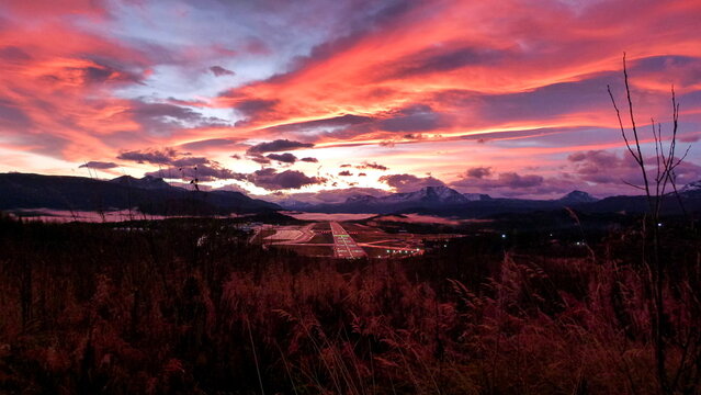 Last sun over Bardufoss