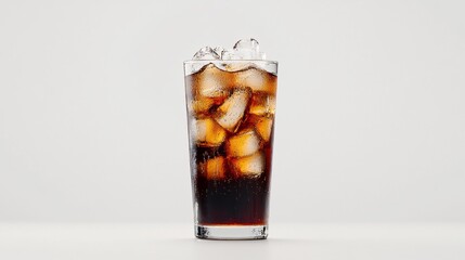 Ice Cold Cola in a Glass: A Refreshing Beverage