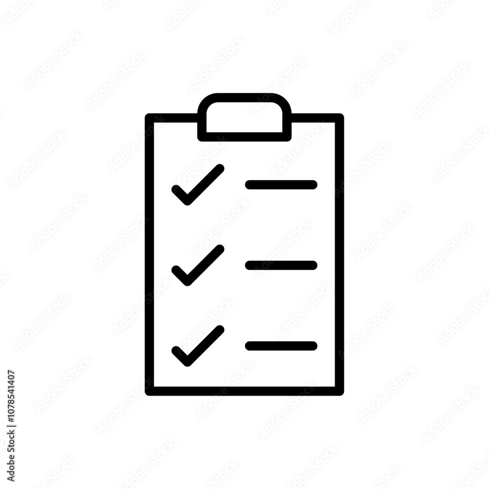 Poster Planning icon Outline vector for web ui