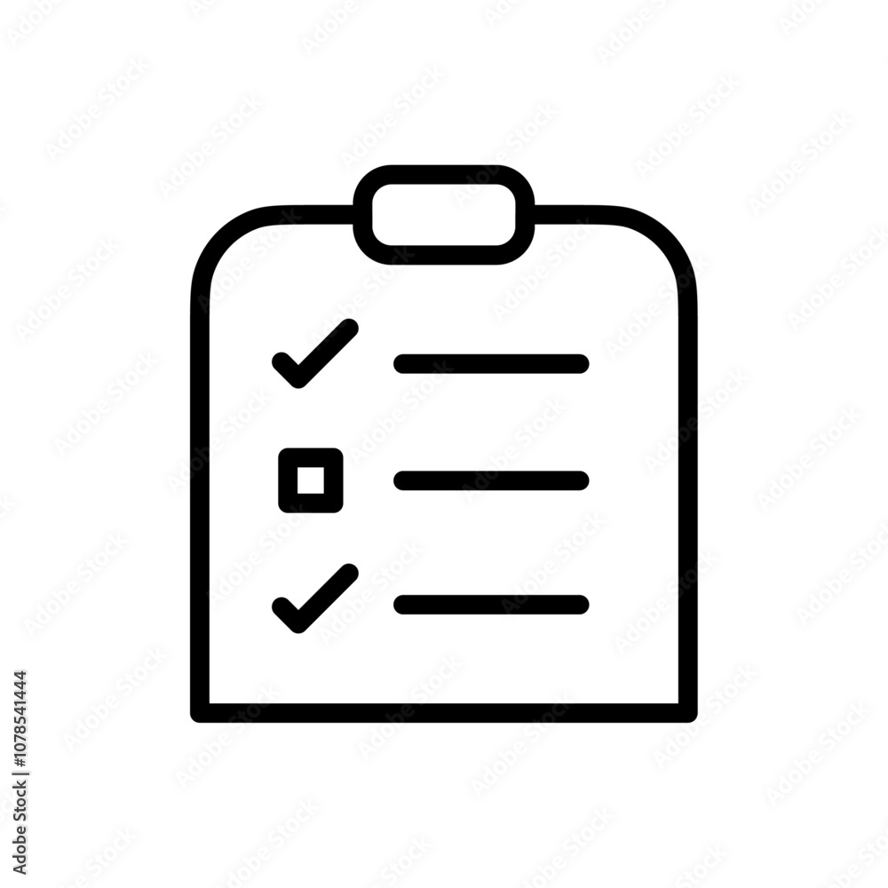 Poster Planning icon Outline vector for web ui
