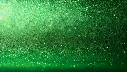 Green color gradation with sparkling effect