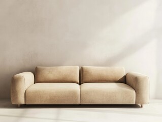 Transform your space embrace minimalism with a single bed in a high-fidelity living room