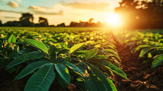 Tropical Cassava - Essential Food Crop