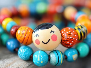 Explore playful cartoon-style beaded necklaces with gigapixel high fidelity detail