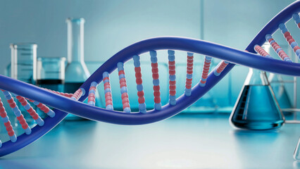DNA Structure in a Scientific Laboratory Setting