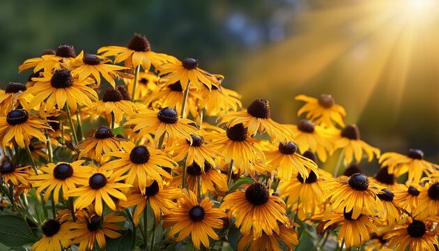 black eyed susan rudbeckia flowers