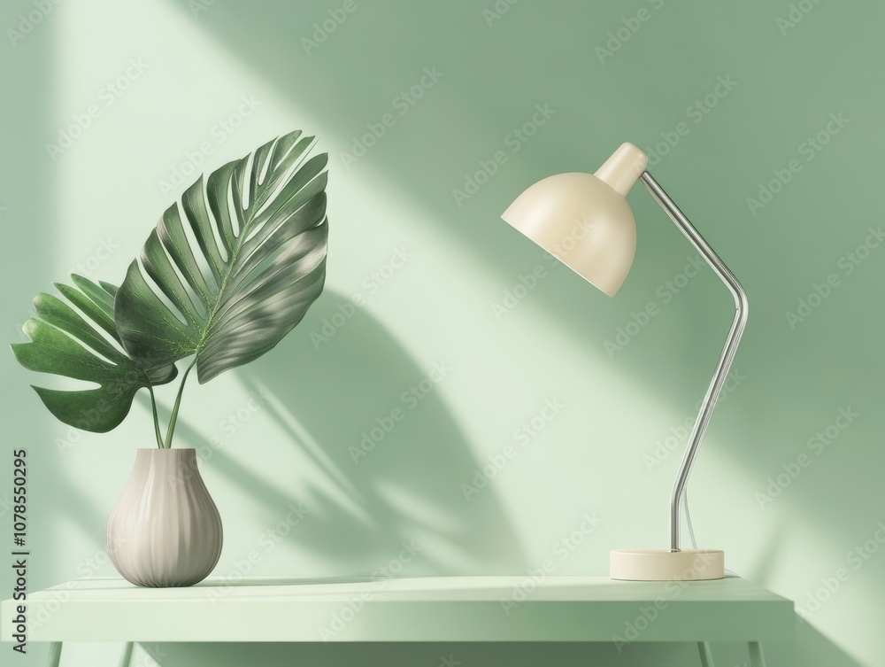 Poster create a minimal workspace with a sleek office desk for enhanced productivity