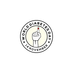 PrintWorld Diabetes Day Logo Design