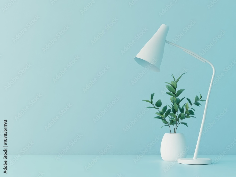 Poster create an inviting minimal office desk setup for enhanced productivity