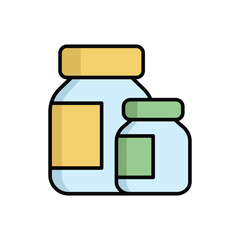 supplements icon vector design template simple and clean
