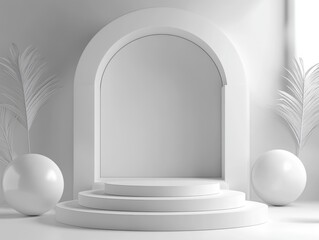 Fototapeta premium Create stunningly realistic podium stage mockups for your projects with gigapixel fidelity