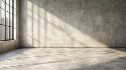 empty room, wooden floor in new apartment, Monstera deliciosa on floor against white wall in new