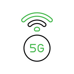 5g Signel vector icon