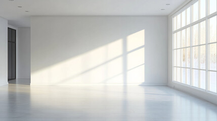 Obraz premium empty brown room an image of a modern interior design of apartment