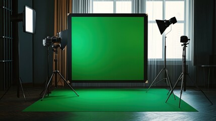 Green Screen Studio Setup