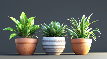 Fototapeta premium Potted houseplants 