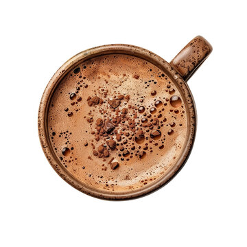 recommend clip art: Cup of hot chocolate top view clip art