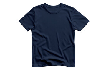 Naklejka premium Blue T-shirt on Transparent Background